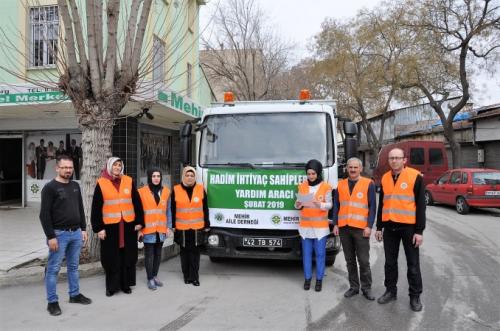 Mehir vakfndan Hadimli htiya Sahiplerine Ayni Yardm 